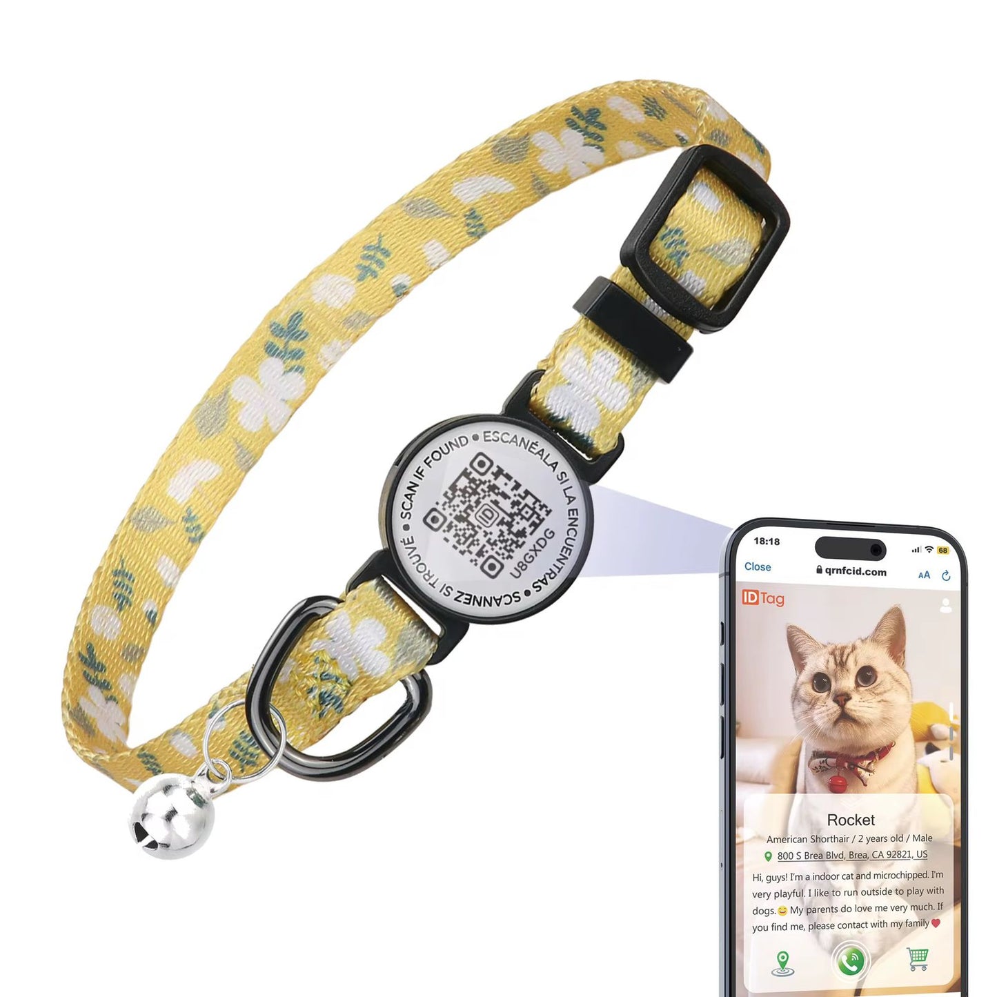COLLAR INTELIGENTE PARA GATOS
