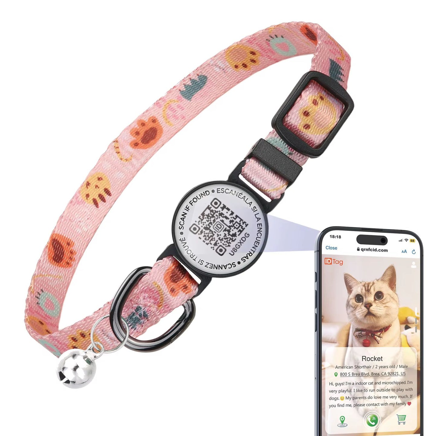 COLLAR INTELIGENTE PARA GATOS