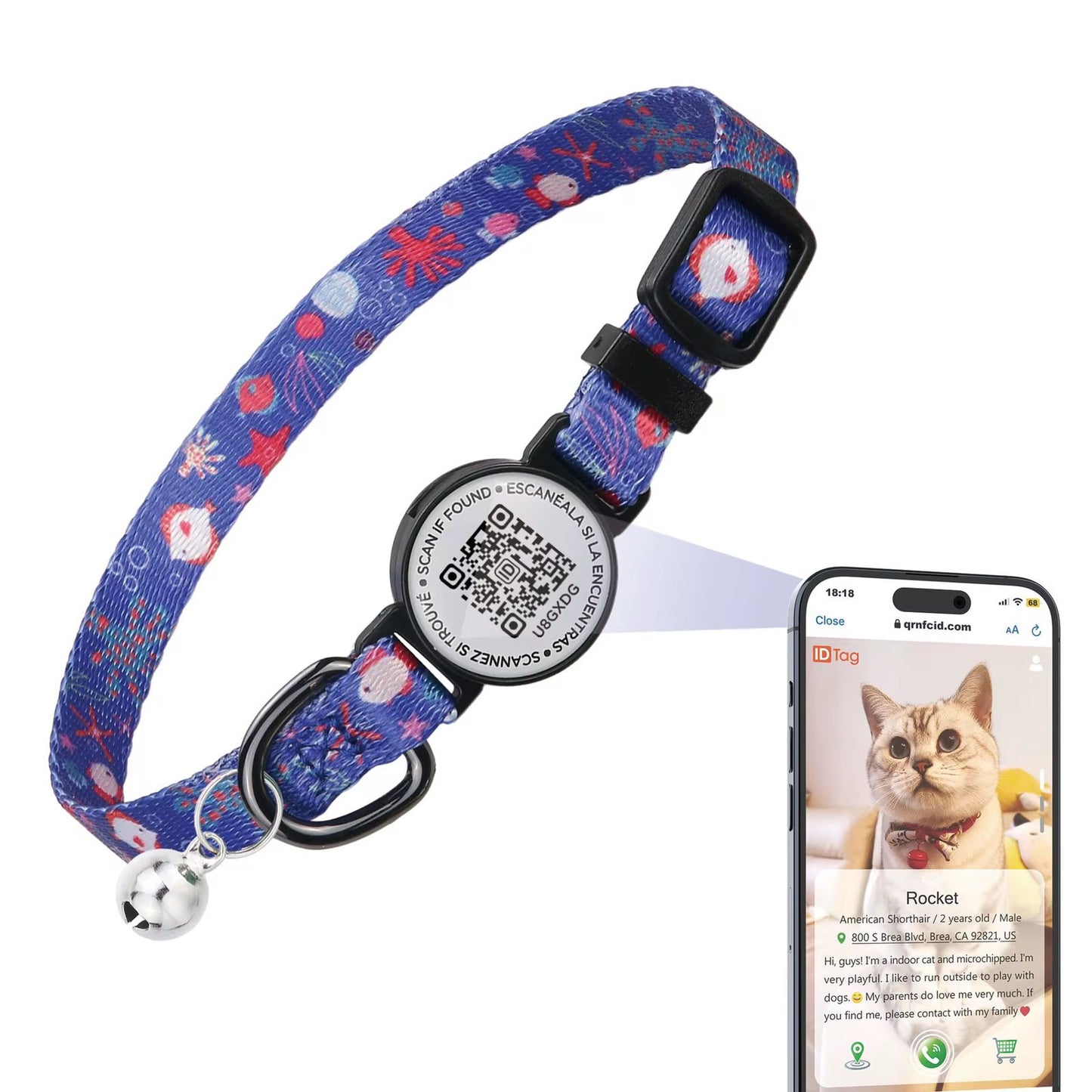 COLLAR INTELIGENTE PARA GATOS