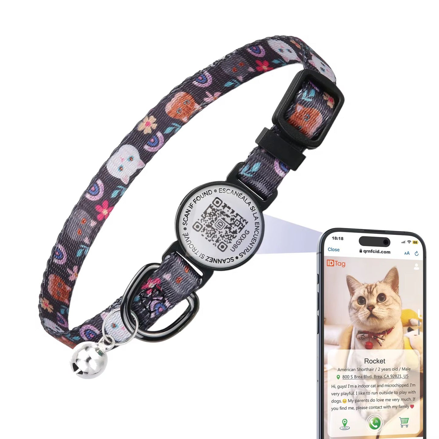 COLLAR INTELIGENTE PARA GATOS